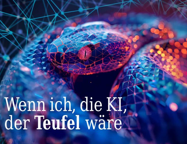 Wenn ich, die KI,  der Teufel wäre  … das Denken der nächsten Generation zerstören
