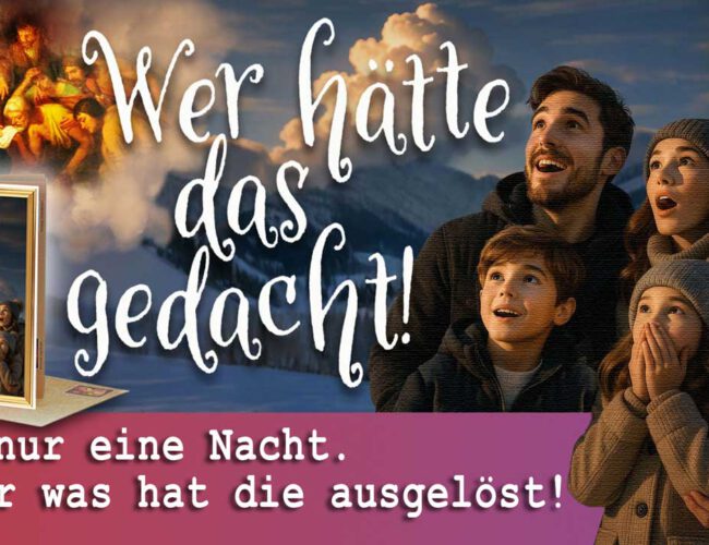 Wer hätte das gedacht!  Weihnachtsgruß 25