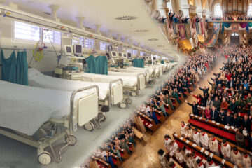 Glaube macht gesund – Leere Betten – volle Kirchen